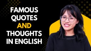 Famous Quotes And Thoughts In English